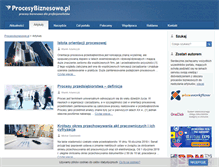 Tablet Screenshot of procesybiznesowe.pl